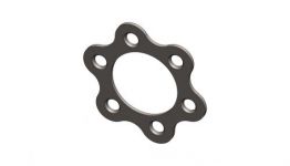 RCD Blower Pulley Washer 6 Hole - 3/8 Bolt Steel